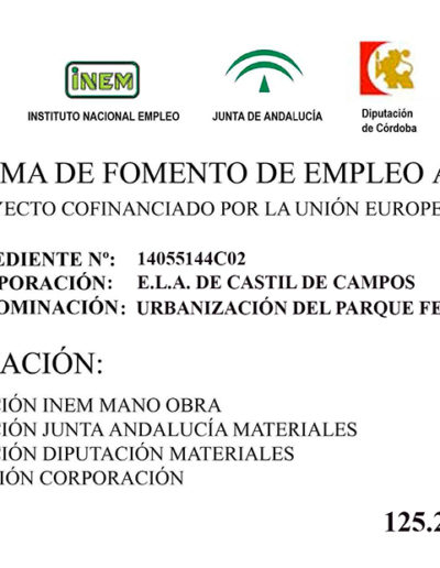 Subvenciones otorgadas a la E.L.A. de Castil de Campos 2.014 6