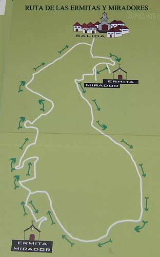 Mapa Ruta de las Ermitas y Miradores